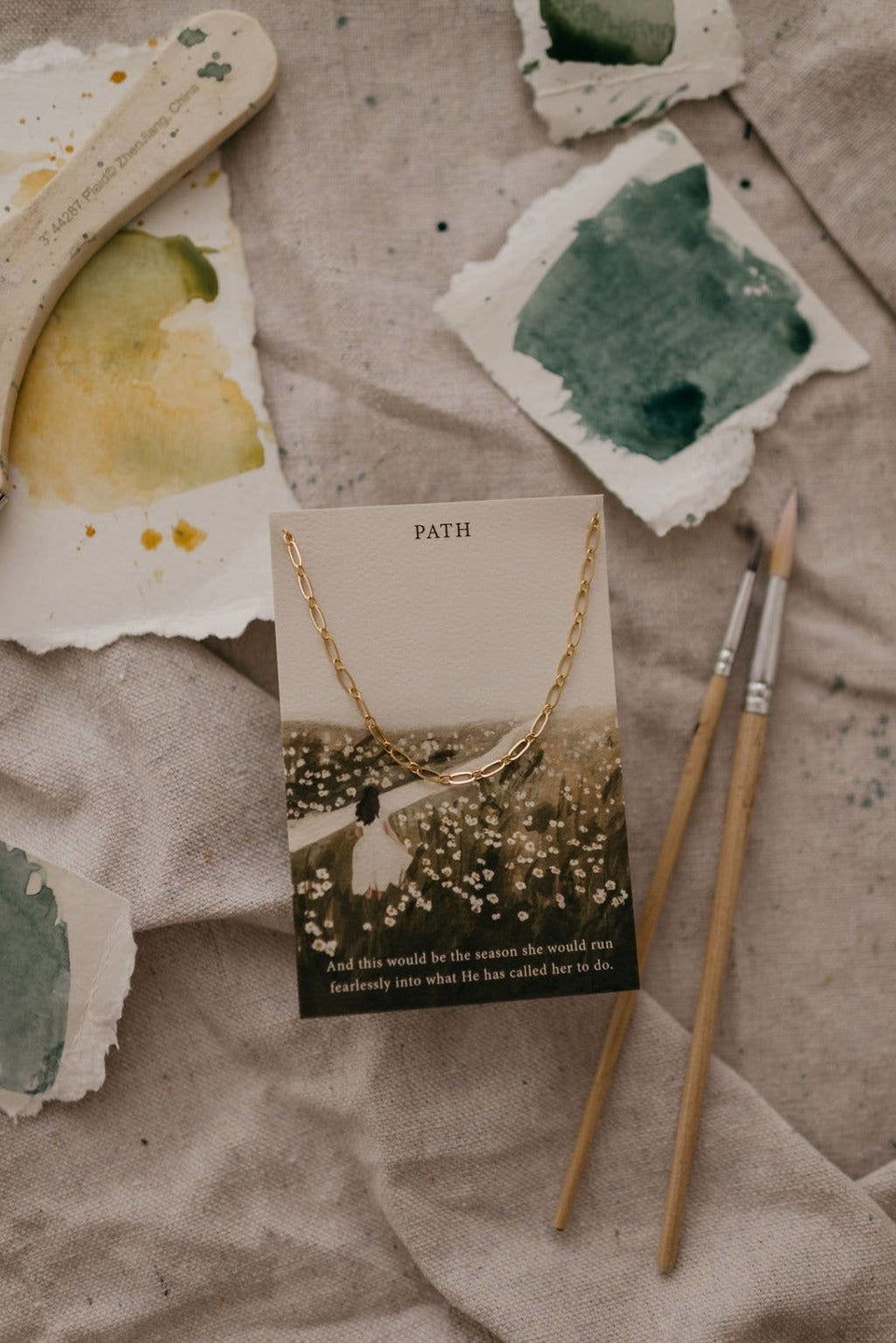 Dear Heart - Path | Christian Necklace | Minimal Jewelry | Christian Gift