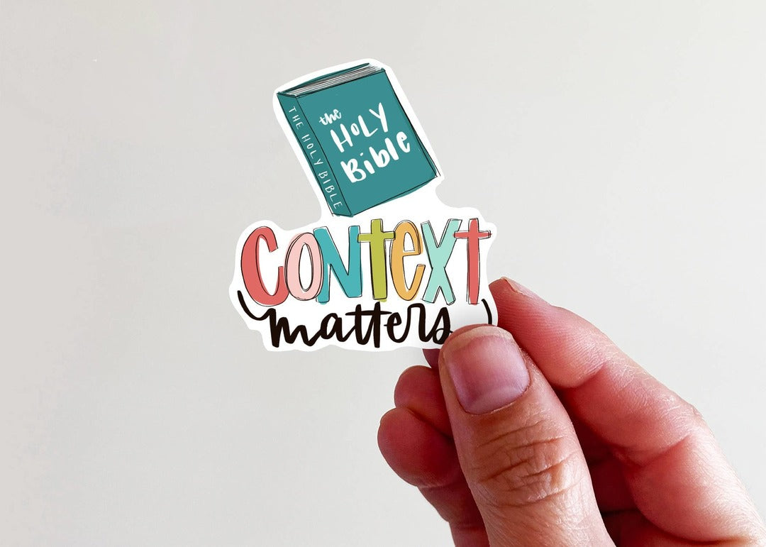 Kingfolk Co - Context Matter Vinyl Sticker