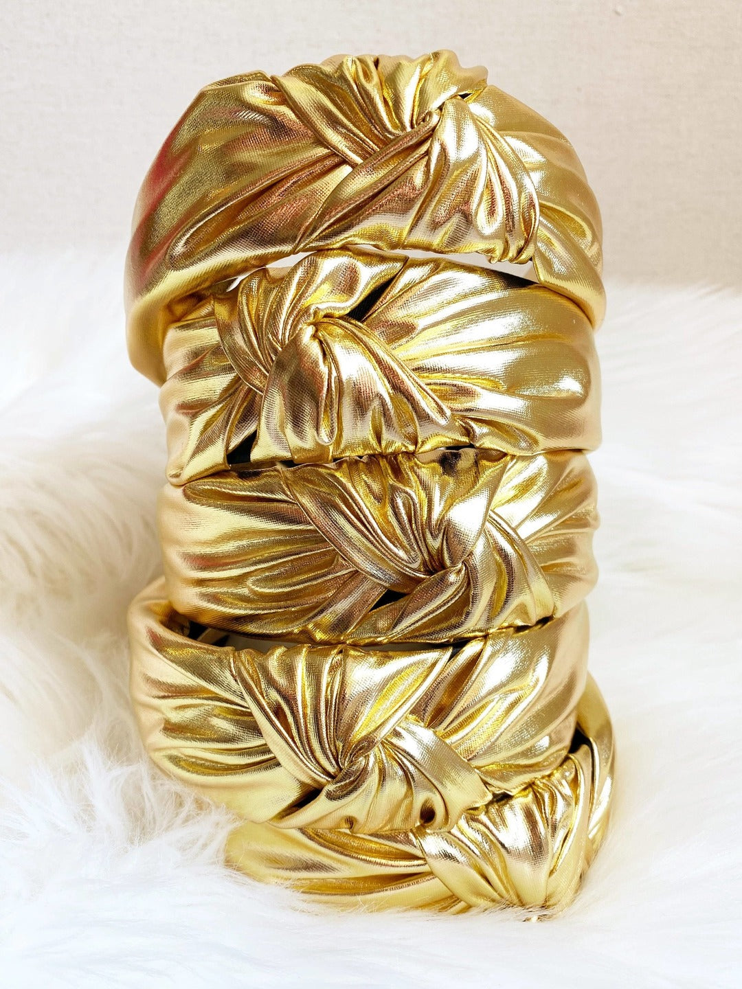 Sandy + Rizzo - Gold metallic headband