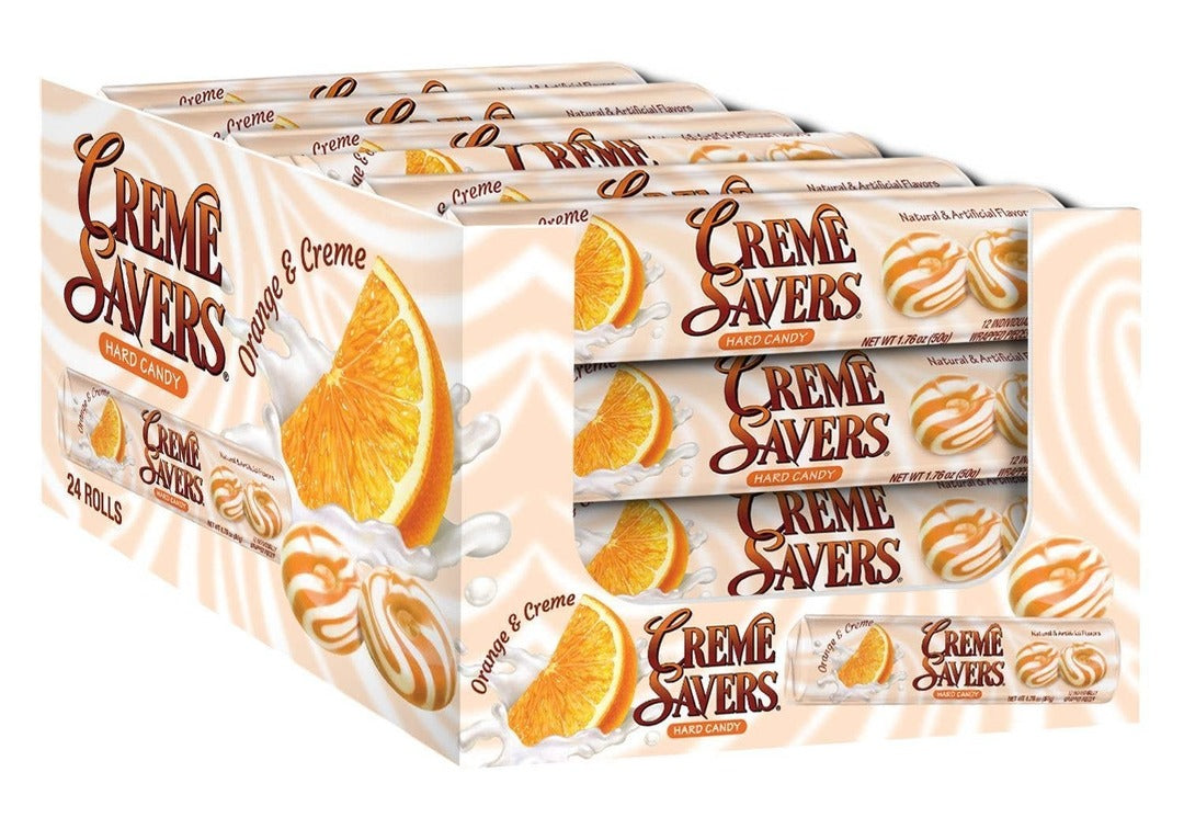 Grandpa Joe's Candy Shop - Creme Saver Orange & Cream Candy 1.76oz
