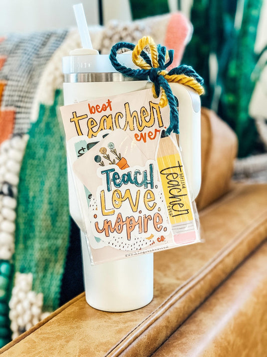 Kingfolk Co - Teacher Sticker Bundle Teacher Appreciation End of School