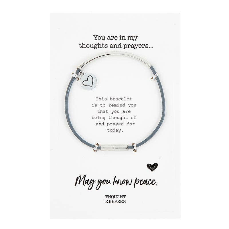 Faithworks by Creative Brands - Thought Keepers Bracelet - Grey/Silver