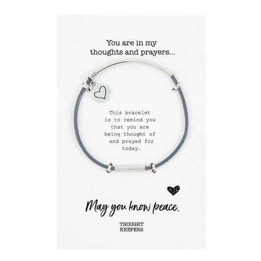 Faithworks by Creative Brands - Thought Keepers Bracelet - Grey/Silver