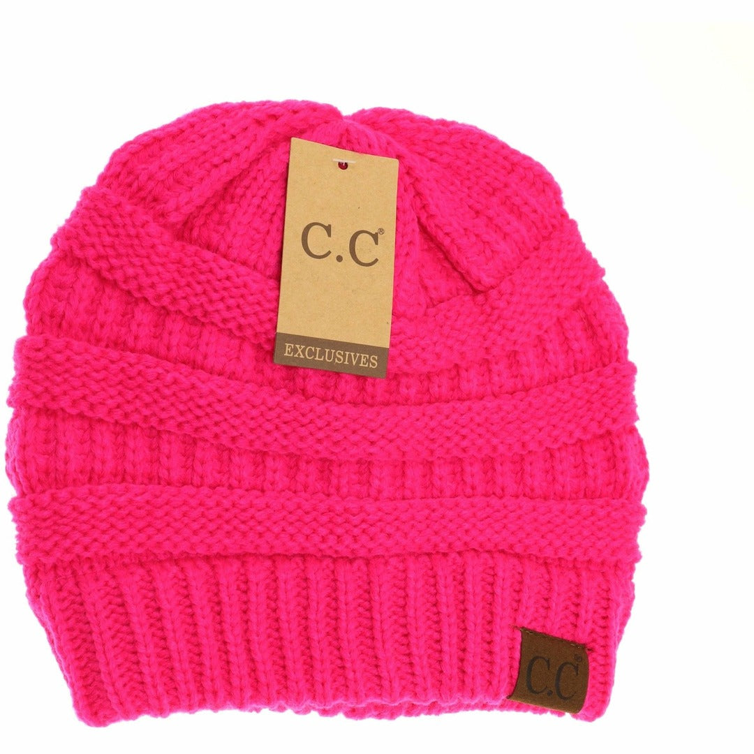 C.C Beanie - Classic CC Beanie Neon Hot Pink