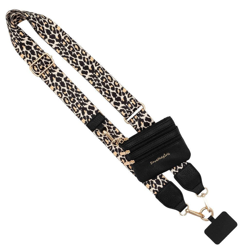 Save The Girls - Clip & Go Crossbody Strap w/Zippered Pouch