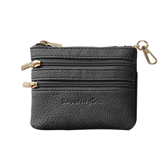 Save The Girls - Vegan Leather Zippered Pouch
