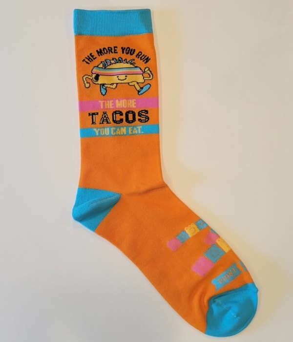 Mason Jar Label - !Socks Run-Tacos